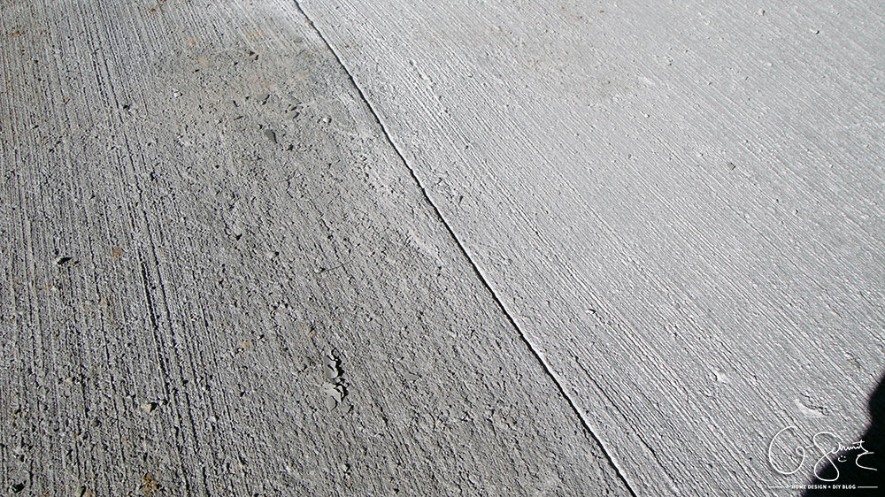 Broom-finished concrete slab poured in Chiefland, Florida